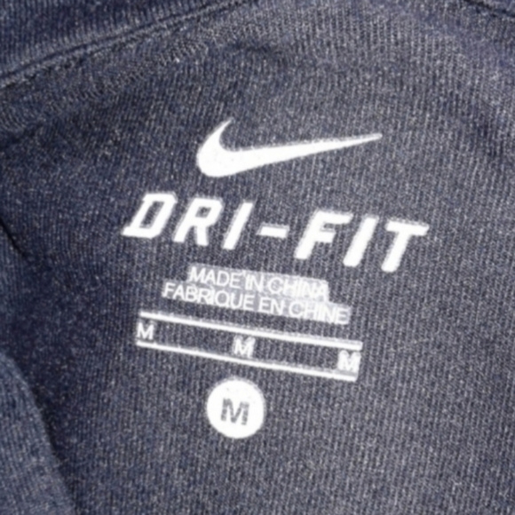 Nike Plus+ Fit Dry Long Sleeve Black 1/4 Zip Running Golf Shirt sz M sweatshirt - Picture 5 of 6